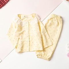 Bộ cotton trẻ em - bé gái ĐG002 2/10
