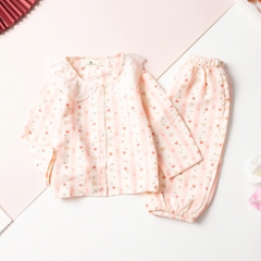 Bộ cotton trẻ em - bé gái ĐG002 2/10
