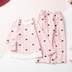 Bộ cotton trẻ em - bé gái  ĐG001  2/12 H597
