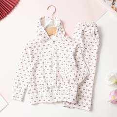 Bộ cotton trẻ em-bé gái ĐG006- 2/12 tuổi