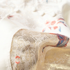 Áo dài trẻ em - AD03 2/12- BT gấm họa tiết