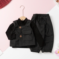 Bộ thời trang trẻ em - F04 1/5 nỉ gile