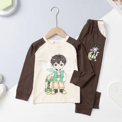 Bộ cotton trẻ em - bé trai 4/12 H585