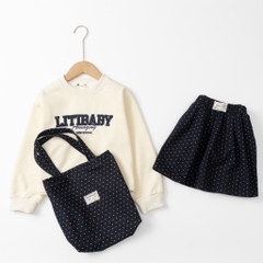 Bộ thời trang trẻ em - F07- nỉ chân váy 8/14 tuổi