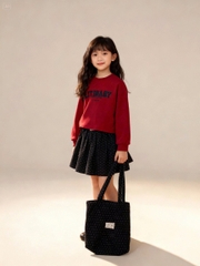 Bộ thời trang trẻ em - F07- nỉ chân váy 8/14 tuổi