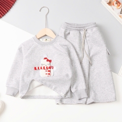 Bộ cotton trẻ em -F09 nỉ Noel 3/7