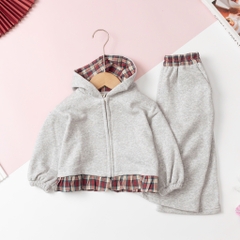 Bộ thời trang trẻ em-F04-nỉ khóa mũ 2/7 Tuổi