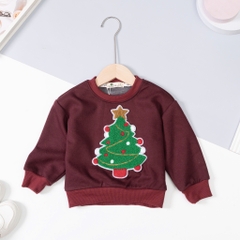 Áo thời trang trẻ em - ĐA06 2/12 Nỉ Noel