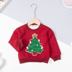 Áo thời trang trẻ em - ĐA06 2/12 Nỉ Noel