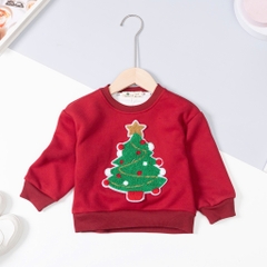 Áo thời trang trẻ em - ĐA06 2/12 Nỉ Noel