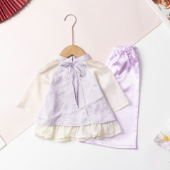 Áo dài trẻ em - AD02 2/12- Áo quần lụa