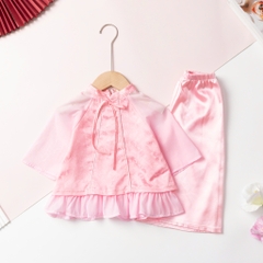 Áo dài trẻ em - AD02 2/12- Áo quần lụa