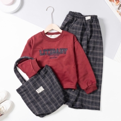 Bộ thời trang trẻ em - F04 8/16 quần suông