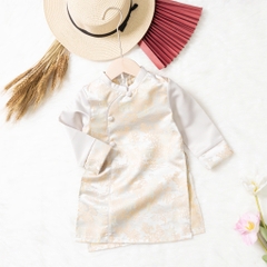 Áo dài trẻ em - AD02 2/10 gấm khuy