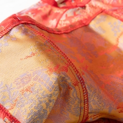 Áo dài trẻ em - AD02 2/10 gấm khuy