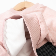 Bộ thời trang trẻ em - F04 2/12 nỉ chân váy