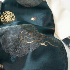 Áo dài trẻ em - AD02 1/7 BT gấm phối