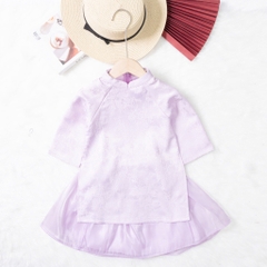 Áo dài trẻ em - AD03 2/10 gấm chân váy