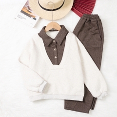 Bộ thời trang trẻ em - F07 8/14 BT nỉ gile