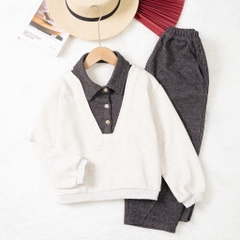 Bộ thời trang trẻ em - F07 8/14 BT nỉ gile