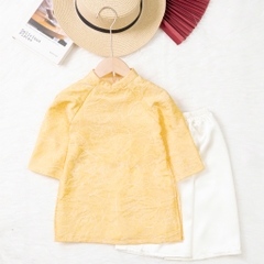 Áo dài trẻ em - AD03 2/12 lụa ánh tơ