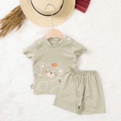 Bộ cotton trẻ em - bé trai B005 9/36-TS03