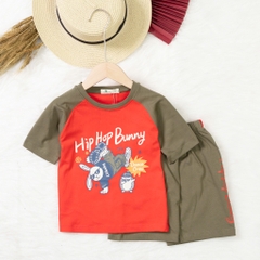 Bộ cotton trẻ em - bé trai B003 2/10-TS12