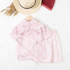 Áo dài trẻ em - AD03 9m/36m lụa