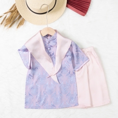 Áo dài trẻ em - AD03 9m/36m lụa