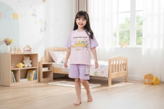 Bộ cotton trẻ em-bé gái G003 2/10