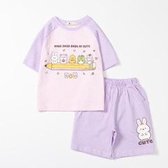 Bộ cotton trẻ em-bé gái G003 2/10