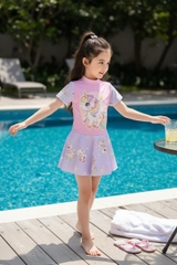 Đồ bơi trẻ em - SW01 2/12-TS22 BG váy liền