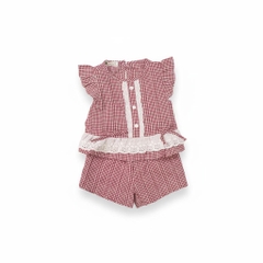 Bộ cotton trẻ em - bé gái G002 2/7-NH20