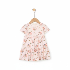 Váy cotton trẻ em - V02 2/10-Cotton họa tiết