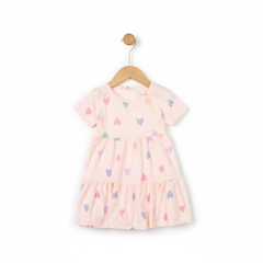 Váy cotton trẻ em - V02 2/10-Cotton họa tiết