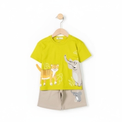 Bộ cotton trẻ em - bé trai B006 size 2/10