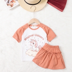 Bộ cotton trẻ em-bé gái G003 2/10