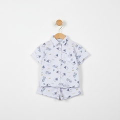 Bộ cotton trẻ em - bé trai B002 size 4/10T