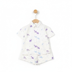 Bộ cotton trẻ em - bé trai B002 size 4/10T