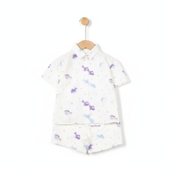 Bộ cotton trẻ em - bé trai B002 4/10