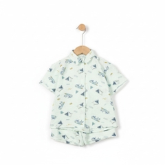 Bộ cotton trẻ em - bé trai B002 4/10