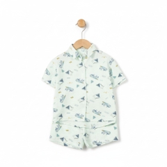 Bộ cotton trẻ em - bé trai B002 4/10