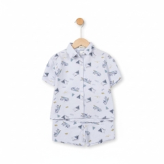 Bộ cotton trẻ em - bé trai B002 4/10