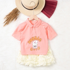 Bộ cotton trẻ em - bé gái G001 4/12-TS05