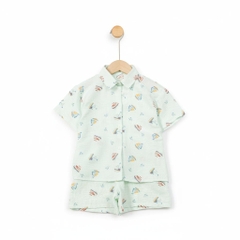 Bộ cotton trẻ em - bé trai B002 size 4/10T