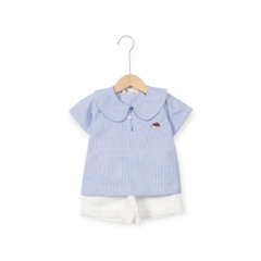 Bộ cotton trẻ em - bé gái G001 2/7-NH24