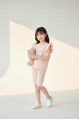 Bộ cotton trẻ em - bé gái G005 1/7 TS25