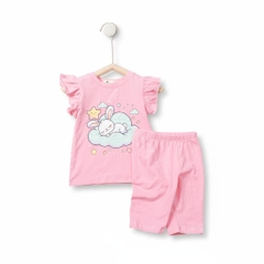 Bộ cotton trẻ em - bé gái G005 1/7 TS25