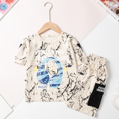 Bộ cotton trẻ em - bé trai B001 4/16 H560