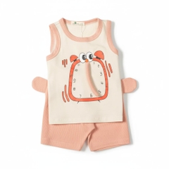 Bộ cotton trẻ em - bé trai B003 1/5 TS08